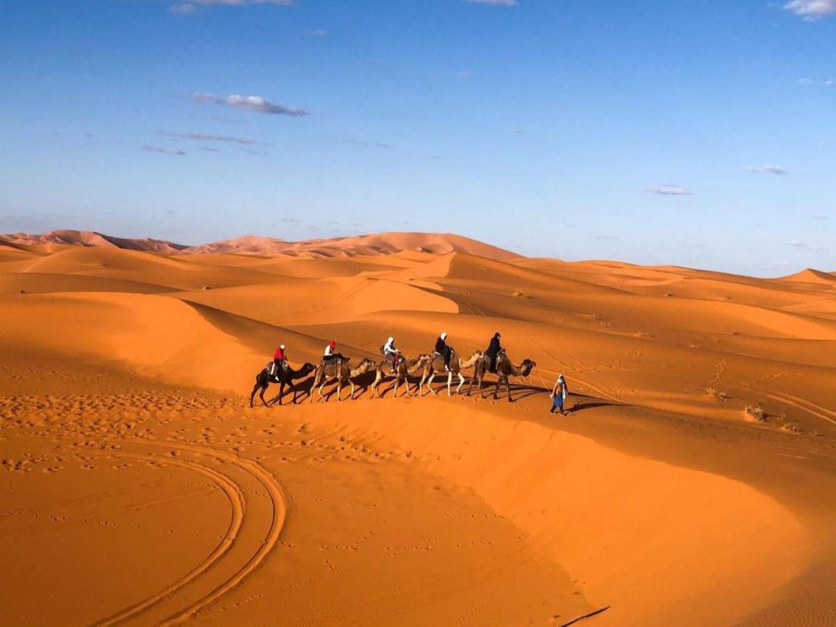 Hotel Sahara camel trek camp Merzouga Exterior foto